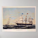 Clipper ship Adelaide Vintage Poster Reproduction posters
