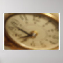"clock" by Matt Cupan Poster