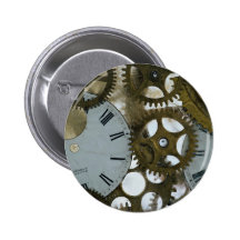 Clock cogs in ice pins