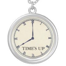 Clock necklace