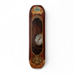 Clock - Time waits Skate Deck