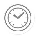 clock watch round stickers