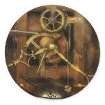 Clockmaker - A sharp looking time piece Round Stickers