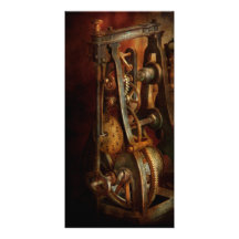 Clockmaker - Careful, I bite Custom Photo Card