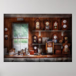 Clocksmith - In the Clock Repair Shop Print
