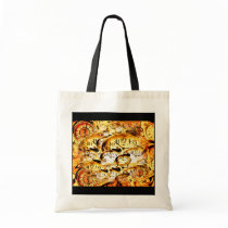 Clockwork Collage Bags