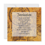 Clockwork Collage invitations