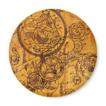Clockwork Collage magnets