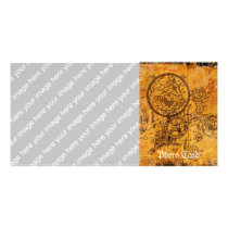 Clockwork Collage Photo Cards