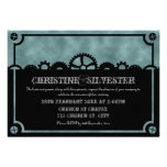 Clockwork Silhouette, 3.5x5 invitation