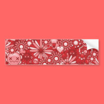 Clooci Power Flower bumper stickers