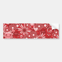 Clooci Power Flower Bumper Stickers