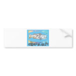 Close2art Logo Bumper Stickers