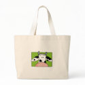 close up cow bags