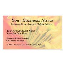 Close Up - Iceland Poppy Business Card Template