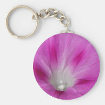 Close-up Morning Glory Keychain