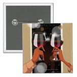 Close-up of a couple's toasting with wine glasses buttons
