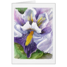 Close up of a lily greeting card