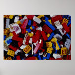 Close-up of children's building blocks posters