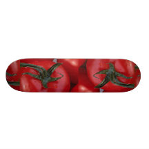 Close-up of fresh tomato skate deck