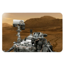 Close-up of Mars Curiosity Rover Flexible Magnet