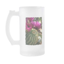 Close Up of Pink Cactus Flowers Coffee Mug