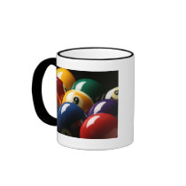 Close Up of Pool Balls Mug