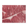 Close-up of raw steak post card
