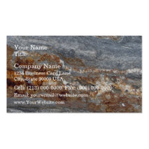 Close-up of Rock with Red Brown Patches Business Cards