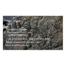 Close-up of Seamless Rock Texture Business Card Template