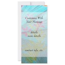 Close Up - Paper Parasol Personalised Rack Card