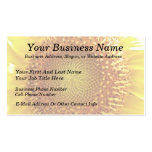 Close Up Peek into the Face of a Sunflower Business Cards