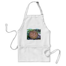 Close up view of Cut Tree Disc Texture Aprons