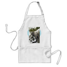 Close up view of Tall gum tree with insect Aprons