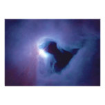 Close-up View Reflection Nebula in Orion NGC 1999 Personalized Announcement