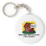 Closed Barn Doors Keychains