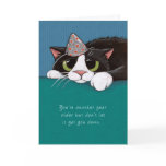 Closer to Purrfection Cat Birthday Card