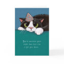 Closer to Purrfection Cat Birthday Card