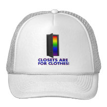 Closets are for Clothes Mesh Hats