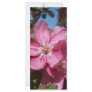 Closeup Crab-Apple Blossoms Customized Rack Card
