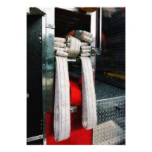 Closeup of Fire Hoses Custom Announcement