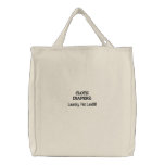 CLOTH DIAPERS:, Laundry, Not Landfill! embroidered bags