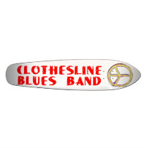 Clothesline Blues Band - Tour Skateboard