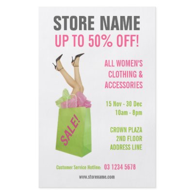 Country Clothing Stores on Clothing Store Sale Flyer   Zazzle Co Uk