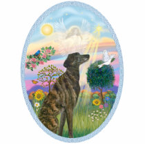 Cloud Angel - Brindle Greyhound Photo Sculptures