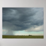 Cloud Devouring Rain Column Print