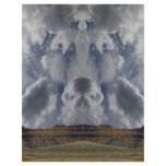 Cloud formations over desert flyers