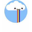 Cloud Puking Rainbow Tee shirt