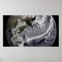 Cloud simulation of a single day 3 posters
