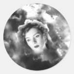 Cloud Vision Round Stickers